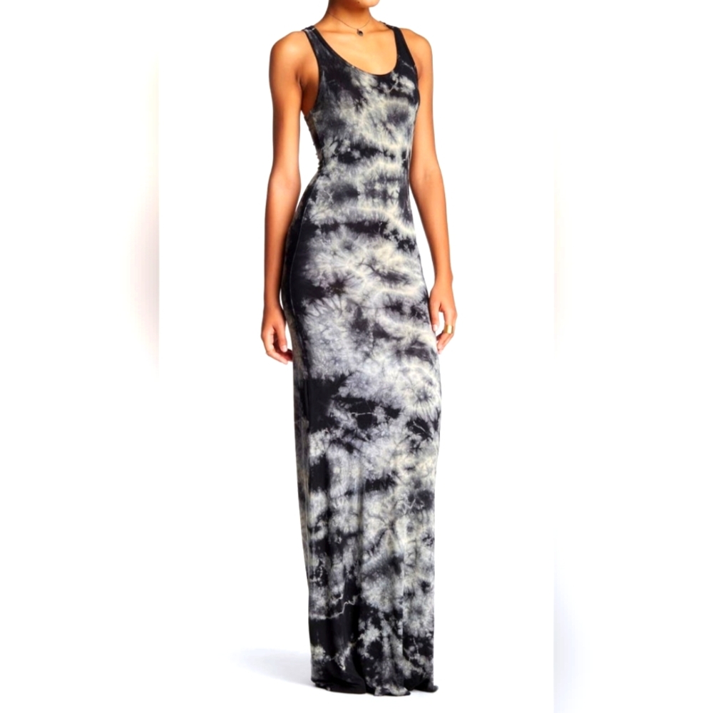 GO COUTURE Washed Tank Maxi Dress